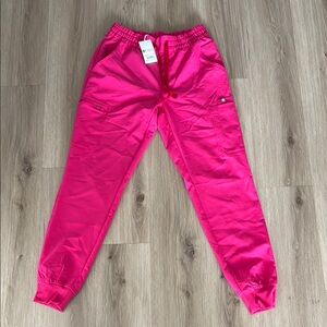 Figs Pink Jogger Pants Size: Small/Tall